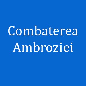 Combaterea ambroziei